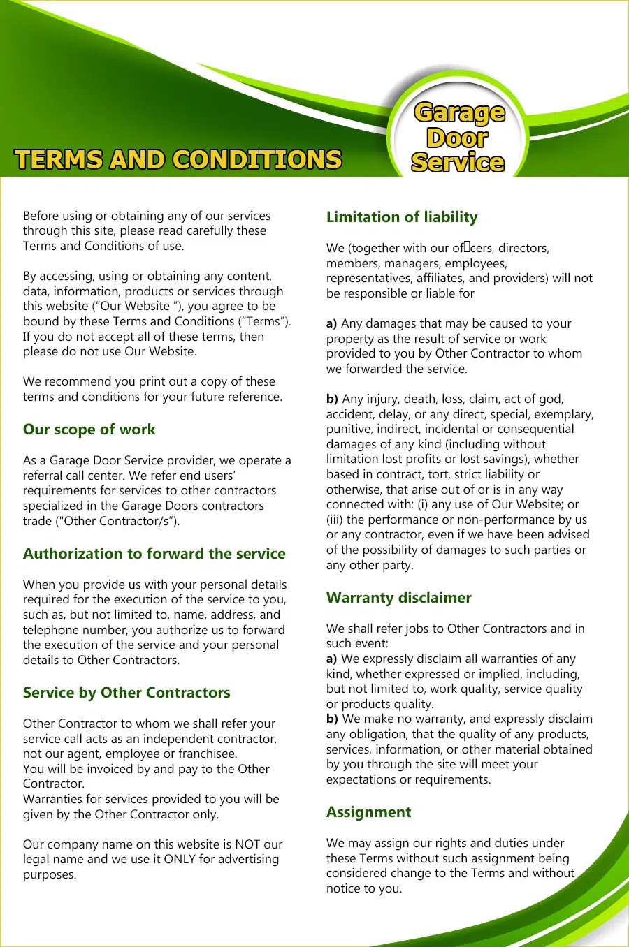 Master Garage Door Service Glendale, AZ 623-295-3085